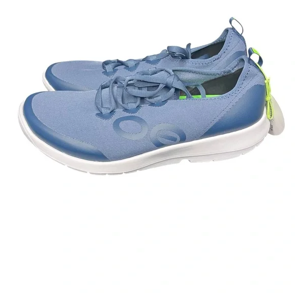 NWT OOFOS Men’s Gray and Green Athletic Shoes Size 11.5 - Picture 5 of 8